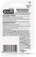 Wosk ortodontyczny, miętowy - G.U.M Orthodontic Mint Wax — Zdjęcie N2