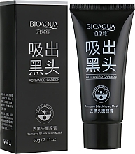 Kup Oczyszczająca maska do twarzy peel-off z węglem aktywnym - Bioaqua Facial Blackhead Remover Deep Clean