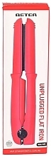 Bezprzewodowa prostownica do włosów, czerwona - Beter Hair Straightener & Curling Red — Zdjęcie N2