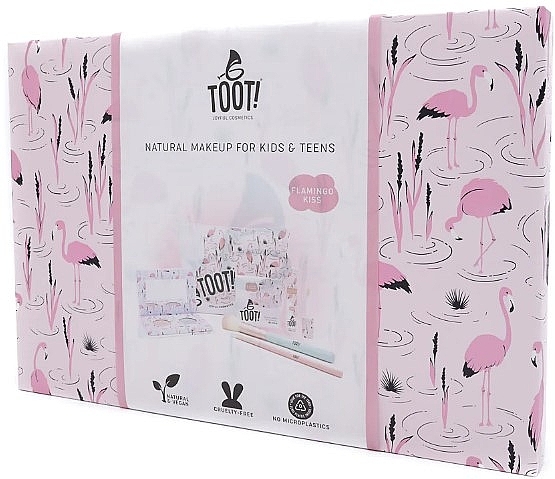 Zestaw, 6 produktów - Toot! Flamingo Kiss Natural Makeup Box Set — Zdjęcie N1