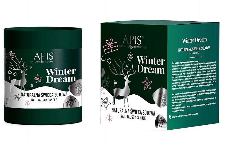 Naturalna świeca sojowa - APIS Professional Winter Dream Natural Soy Candle — Zdjęcie N1