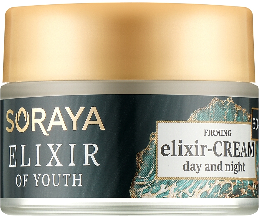 Ujędrniający krem-eliksir do twarzy na dzień i na noc - Soraya Youth Elixir Firming Cream-Elixir 50+