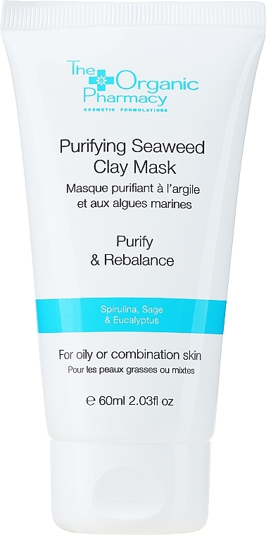 Maseczka do twarz dla skóry problematycznej - The Organic Pharmacy Purifying Seaweed Clay Mask — Zdjęcie N1