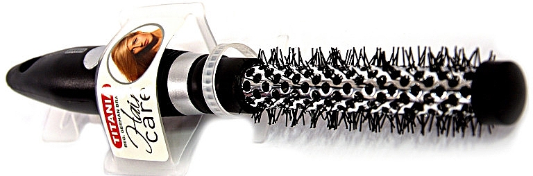 Okrągła szczotka do włosów, 3 cm - Titania Styling Brush Rubber Handle — Zdjęcie N1