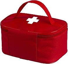 Apteczka pierwszej pomocy, czerwona, 20x14x10 cm - MAKEUP First Aid Kit Bag L — Zdjęcie N4