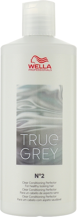 Krem do pielęgnacji włosów farbowanych - Wella Professionals True Grey Clear Conditioner Perfector