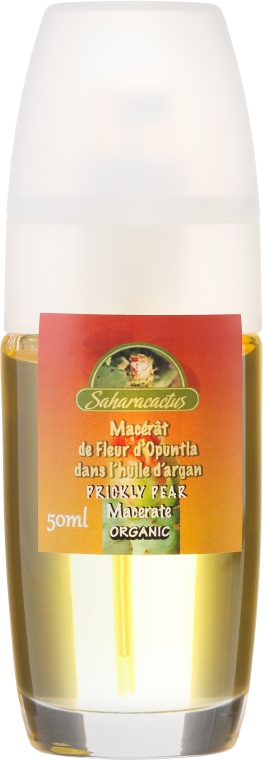 Macerat z kwiatów opuncji w olejeu arganowym - Efas Saharacactus Macerat Opuntia Ficus In Argan Oil — Zdjęcie N2