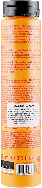 Przeciwłupieżowy szampon do włosów - Mades Cosmetics Repair Expert Shampoo Anti-Dandruff — Zdjęcie N2