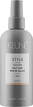 Spray solny do włosów №62 - Keune Style Salt Mist — Zdjęcie N1
