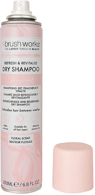 Szampon do włosów suchych - Brushworks Refresh & Revitalise Floral Dry Shampoo — Zdjęcie N2