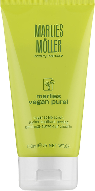 Peeling cukrowy do skóry głowy Vegan - Marlies Moller Marlies Vegan Pure! Sugar Sculp Scrub — Zdjęcie N1