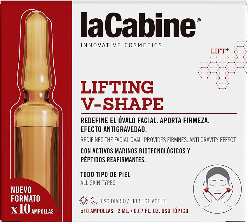 Ampułki do twarzy - La Cabine Lifting V-Shape Ampoules — Zdjęcie N2