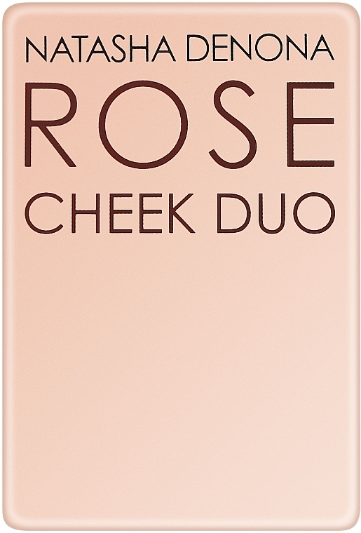 Kremowy róż i rozświetlacz - Natasha Denona Rose Cheek Duo Cream Blush & Highlighter — Zdjęcie N2