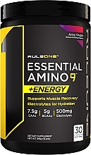 Kup Kompleks aminokwasów - Rule One Essential Amino 9 + Energy Juicy Grape