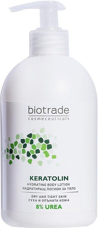 Nawilżający balsam do ciała z 8% mocznikiem o działaniu zmiękczającym - Biotrade Keratolin Body Hydrating Lotion