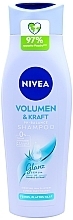 Kup Szampon do włosów zwiększający objętość - NIVEA Volumen & Kraft Shampoo 