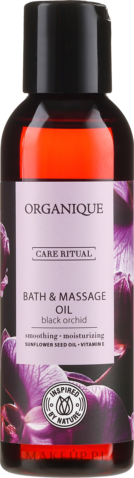 Olejek do kąpieli i masażu Czarna Orchidea - Organique HomeSpa Bath & Massage Oil — Zdjęcie 125 ml