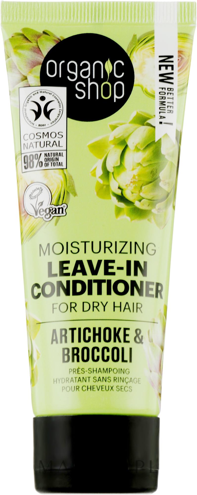 Odżywka bez spłukiwania do włosów Karczoch i Brokuły - Organic Shop Leave-In Conditioner — Zdjęcie 75 ml