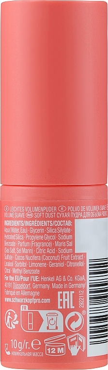 Puder dodający włosom objętości - Schwarzkopf Professional Osis+ Soft Dust Volumizing Powder — Zdjęcie N2