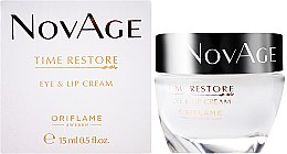 Kup Odmładzający krem do skóry wokół oczu i ust - Oriflame NovAge Time Restore Eye & Lip Cream