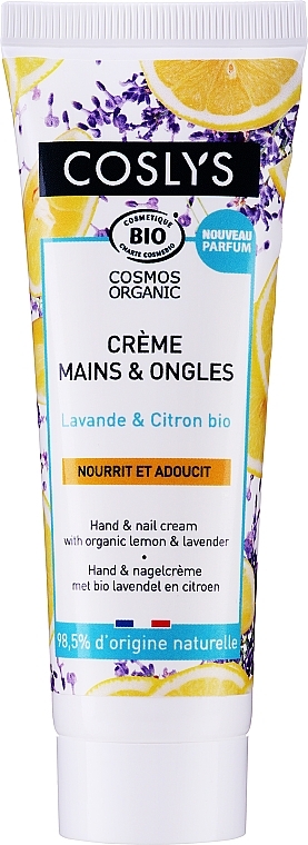 Krem do rąk z lawendą i cytryną - Coslys Hand & Nail Cream — Zdjęcie N1