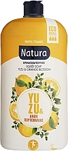 Kup Mydło w płynie Yuzu i kwiat pomarańczy - Papoutsanis Natura Yuzu & Orange Blossom Liquid Soap Bottle Refill (uzupełnienie)