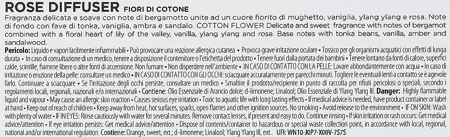 Dyfuzor zapachowy - Muha Rose Fiori Di Cotone — Zdjęcie N3