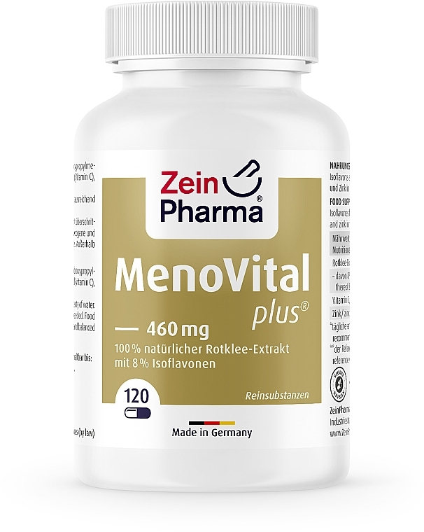 Suplement diety MenoVital plus, 460 mg - ZeinPharma MenoVital Plus Capsules — Zdjęcie N1