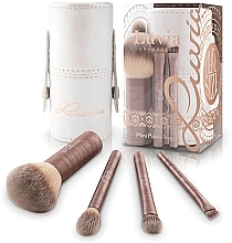 Zestaw pędzli do makijażu, 4 szt. - Luvia Cosmetics Mini Prime Vegan Brush Set — Zdjęcie N1