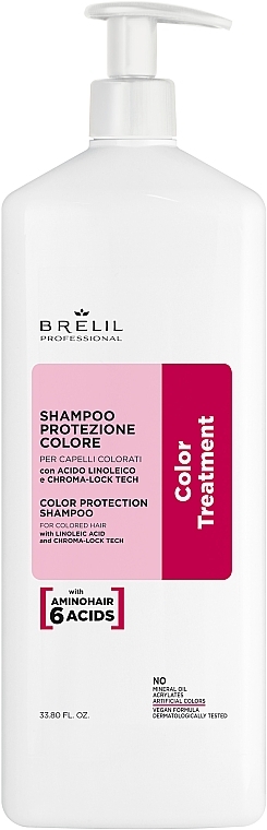 Szampon do włosów farbowanych - Brelil Color Treatment Color Protection Shampoo — Zdjęcie N2