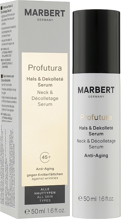 Serum na szyję i dekolt - Marbert Profutura Neck & Dekolletage Serum Anti-Aging — Zdjęcie N2