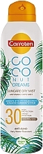 Mgiełka przeciwsłoneczna do ciała - Carroten Coconut Dreams Suncare Dry Mist Spray SPF30 — Zdjęcie N1