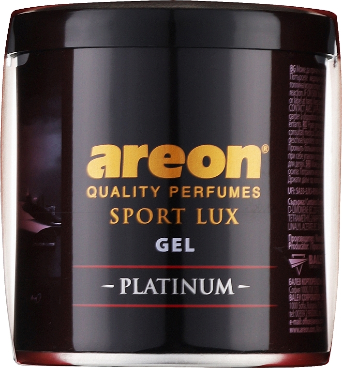 Aromatyzowany żel Platinum - Areon Gel Can Sport Lux Platinum — Zdjęcie N1