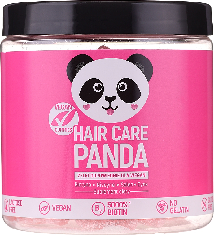 Noble Health Hair Care Panda - Witaminy w żelkach na włosy — Zdjęcie N1