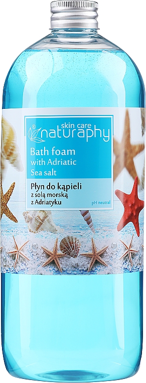 Płyn do kąpieli z solą morską - Naturaphy Adriatic Sea Salt Bath Foam — Zdjęcie N1