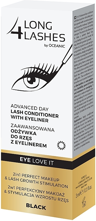 Zaawansowana odżywka do rzęs z eyelinerem 2 w 1 - Long4Lashes Advanced Day Lash Conditioner With Eyeliner — Zdjęcie N4