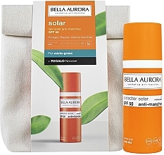 Kup Zestaw - Bella Aurora Solar Oily Skin Gift Set (f/fluid/50ml + bag/1pcs)