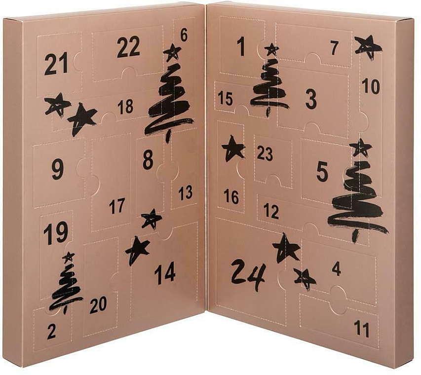 Zestaw Kalendarz adwentowy, 24 produkty - Technic Cosmetics Advent Calendar Make Up Beauty Gift Christmas — Zdjęcie N2