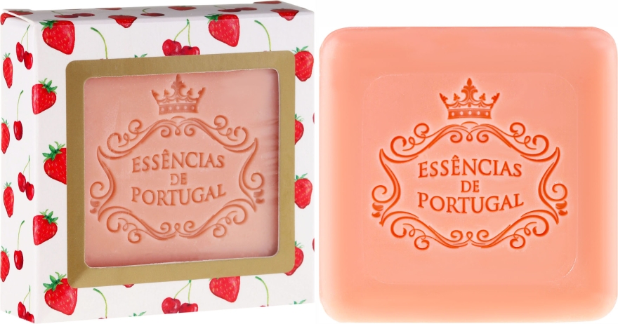 Mydło w kostce Czerwone owoce - Essencias de Portugal Red Fruits Aromatic Soap — Zdjęcie N1