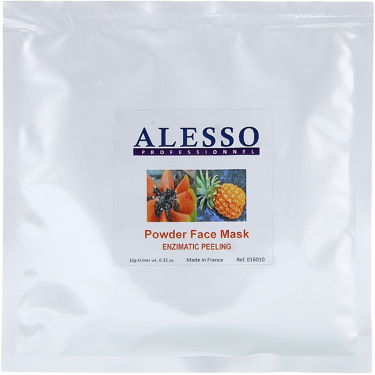 Enzymatyczna maseczka peelingująca w proszku - Alesso Professionnel Powder Face Mask — Zdjęcie N3