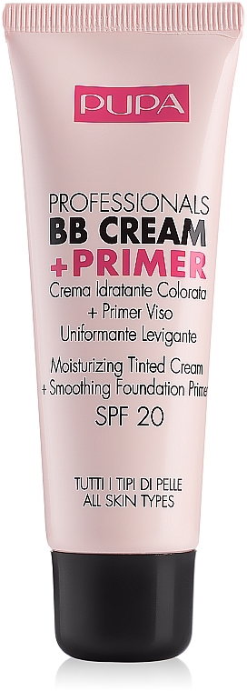 PRZECENA! Krem BB i baza pod makijaż do każdego typu cery - Pupa Professionals BB Cream + Primer SPF 20 * — Zdjęcie N1