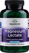 Kup Suplement diety Mleczan magnezu, 84 mg, 120 szt. - Swanson Magnesium Lactate