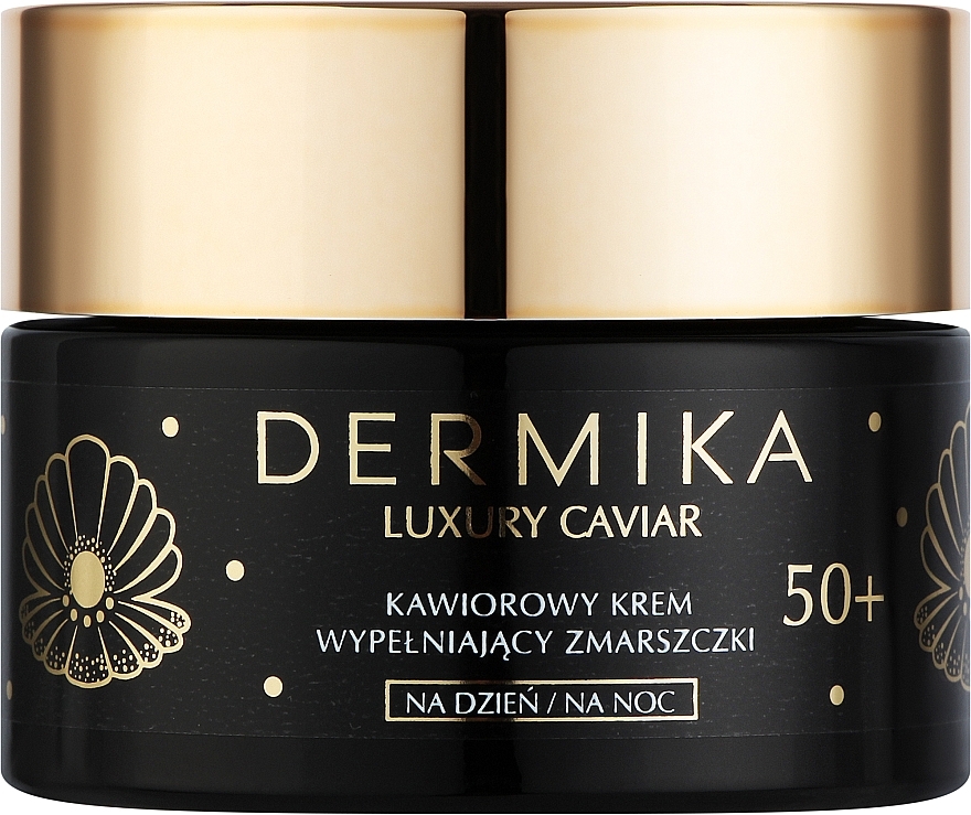 Krem wypełniający zmarszczki do twarzy na dzień i na noc - Dermika Luxury Caviar Cream Filling Wrinkles 50+ — Zdjęcie N1