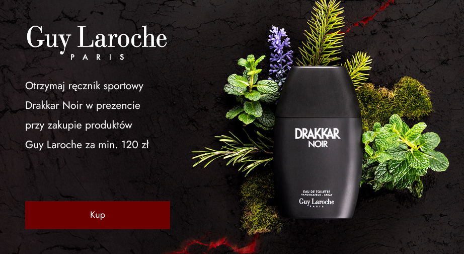 Przy zakupie produktów Guy Laroche za min. 120 zł otrzymasz w prezencie ręcznik sportowy Drakkar Noir.