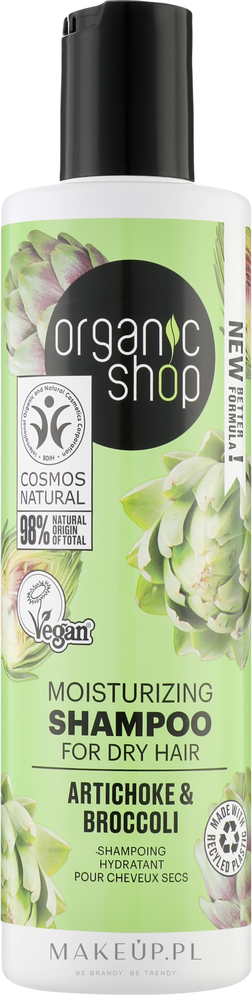 Szampon do włosów Karczoch i brokuły - Organic Shop Shampoo — Zdjęcie 280 ml