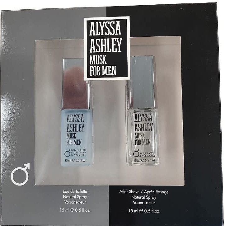 Alyssa Ashley Musk For Men - Zestaw (edt 15 + ash 15 ml) — Zdjęcie N1
