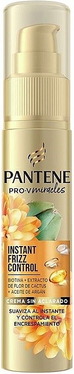 Krem przeciw puszeniu się włosów - Pantene Pro-V Miracles Instant Frizz Control Cream — Zdjęcie N1