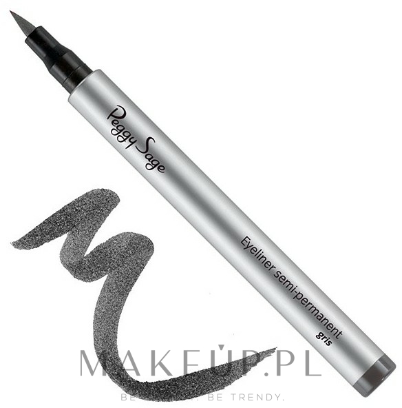 Wodoodporny eyeliner - Peggy Sage Eliner Semi-Permanent — Zdjęcie Gris