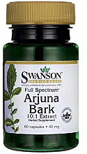 Suplement diety Arjuna, 40 szt - Swanson Swanson Full Spectrum Arjuna Bark — Zdjęcie N2