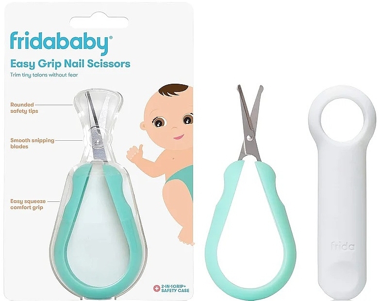 Nożyczki do paznokci dla dzieci - Frida Baby Easy Grip Nail Scissors — Zdjęcie N1